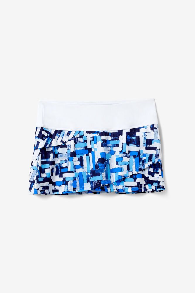 Fila Essentials Tiered Skirts Blue - Womens - 64509GYZO